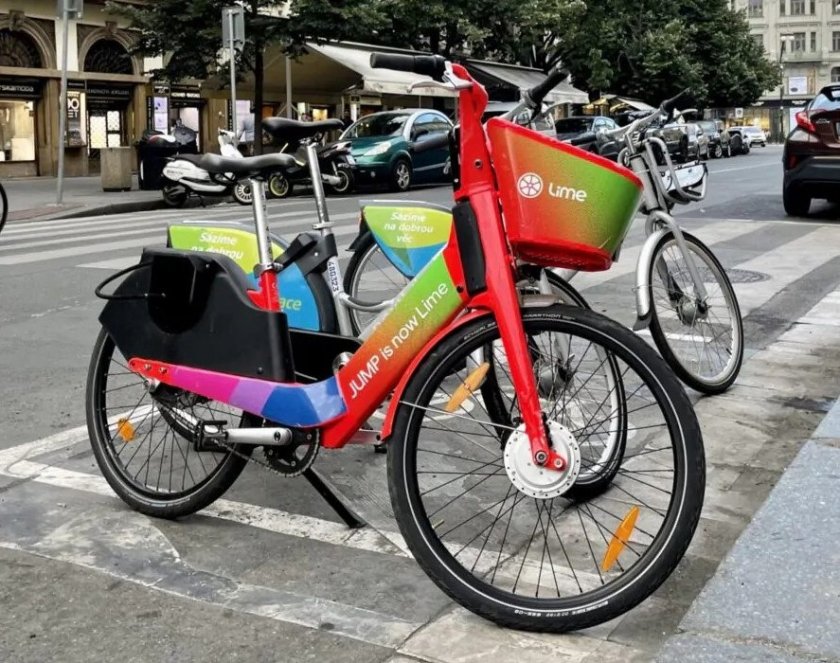 Bike sharing Prague: Lime