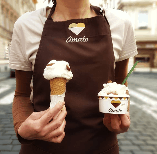 Best ice cream Prague: Amato Gelateria