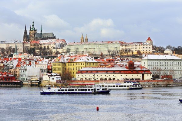 Praha v lednu