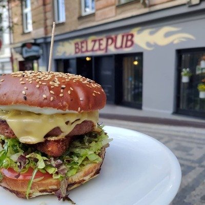 Best vegan food in Prague: Belzepub