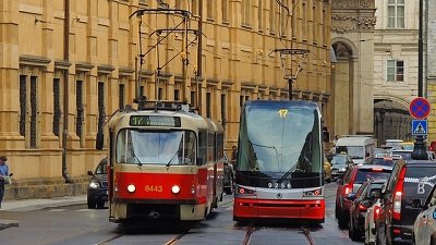 Prague trams