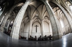 Interiér kláštera Emauzy