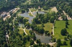 Stromovka Park - aerial view